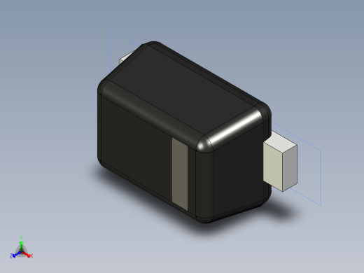分立半导体元件封装-SC-79正等轴测缩略图