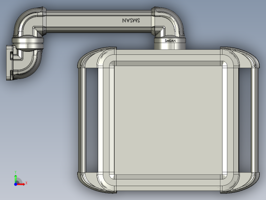 向下墙座+90度箱体连接器+控制箱前视缩略图