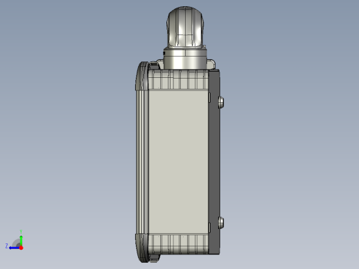向下墙座+90度箱体连接器+控制箱右视缩略图