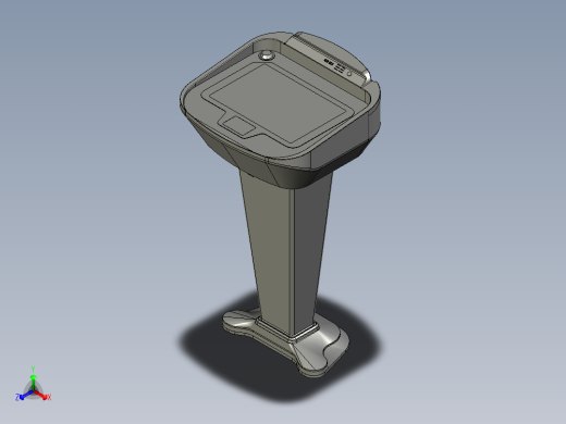数字讲台正等轴测缩略图