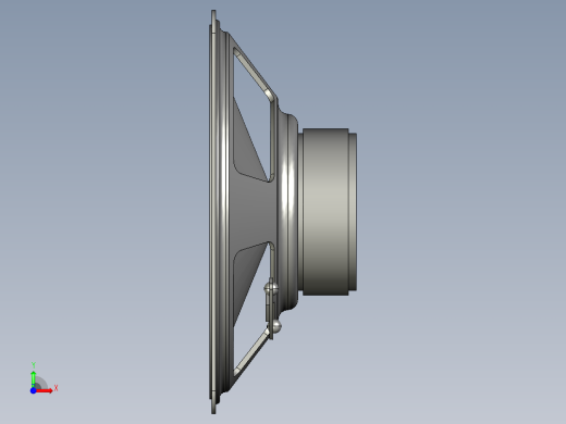 小喇叭_扬声器前视缩略图