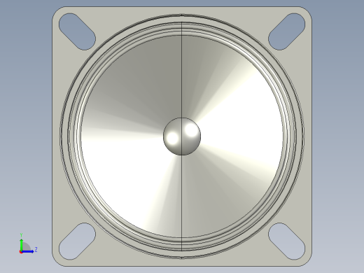 小喇叭_扬声器左视缩略图