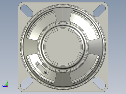 小喇叭_扬声器右视缩略图