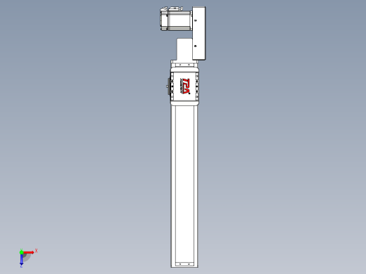 同步带全封闭直线模组TPA-HCB-85D-90-L450-ML-Y-P20-N3俯视缩略图