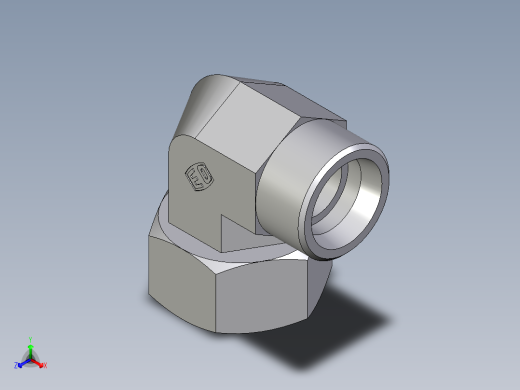 卡套式工业通用硬管接头EO_Swivel_nut_elbow_EW25SOMDCF