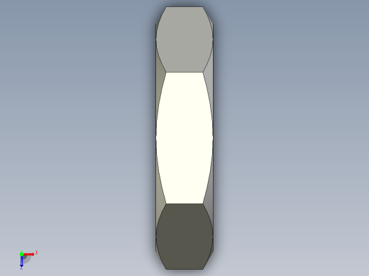 螺母-Nut_M9-4-16-30-30.stp俯视缩略图