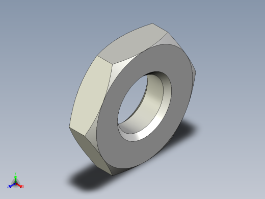 螺母-Nut_M9-4-16-30-30.stp正等轴测缩略图