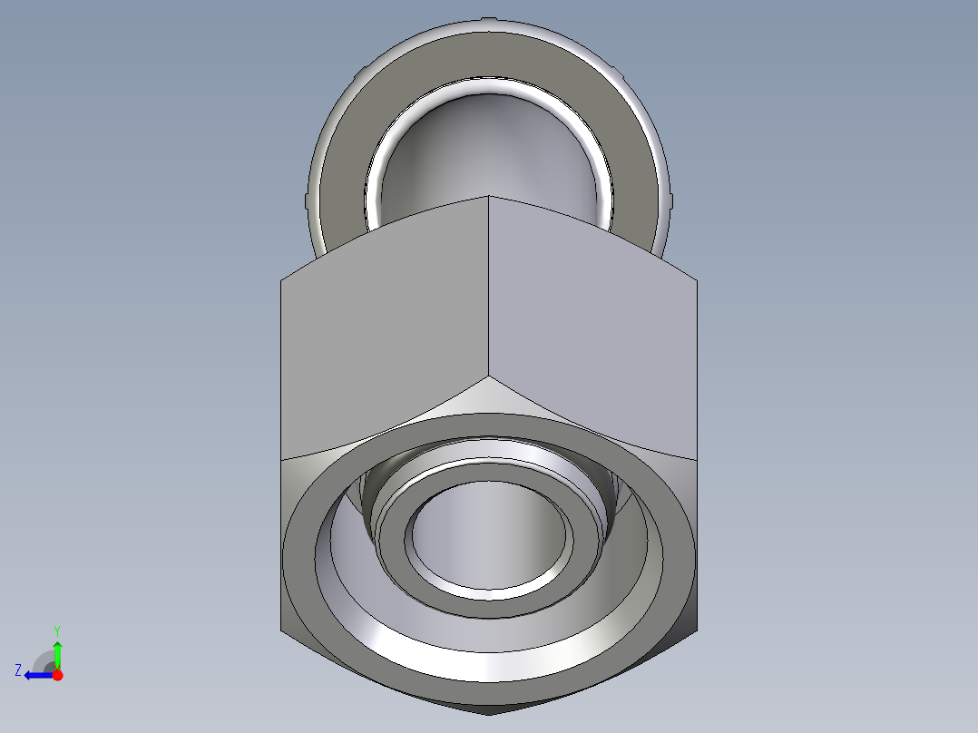 CE70系列-24°锥卡套轻型45°右视图