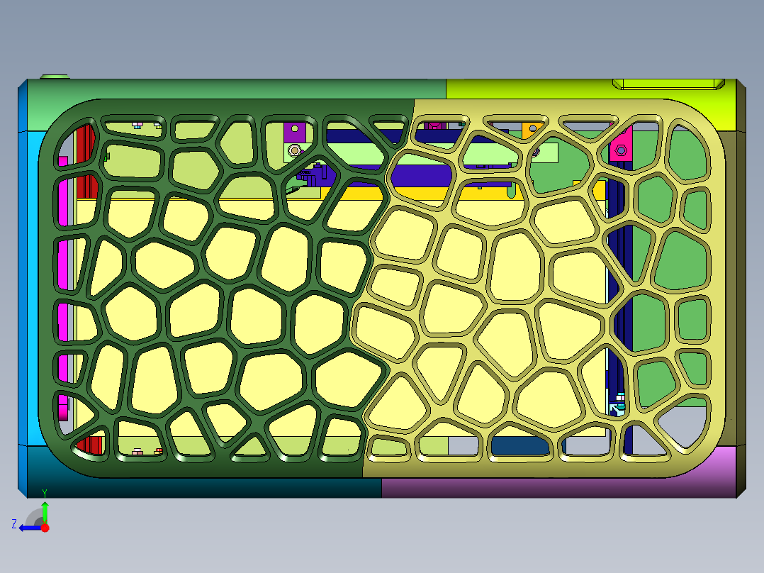 手搓3d打印外壳电脑主机右视图