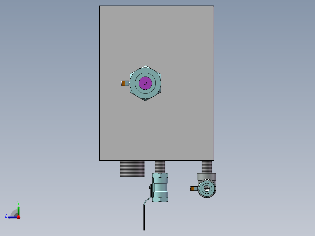 厨余垃圾油水分离器右视图