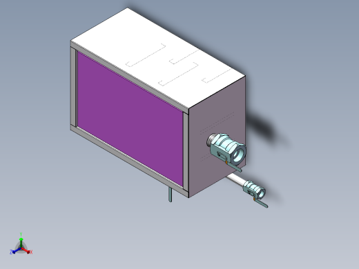 厨余垃圾油水分离器正等轴测缩略图