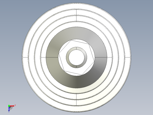 水平調整腳座(SUS製)LVA125-SUS-3D多系列多零件图纸模型俯视缩略图