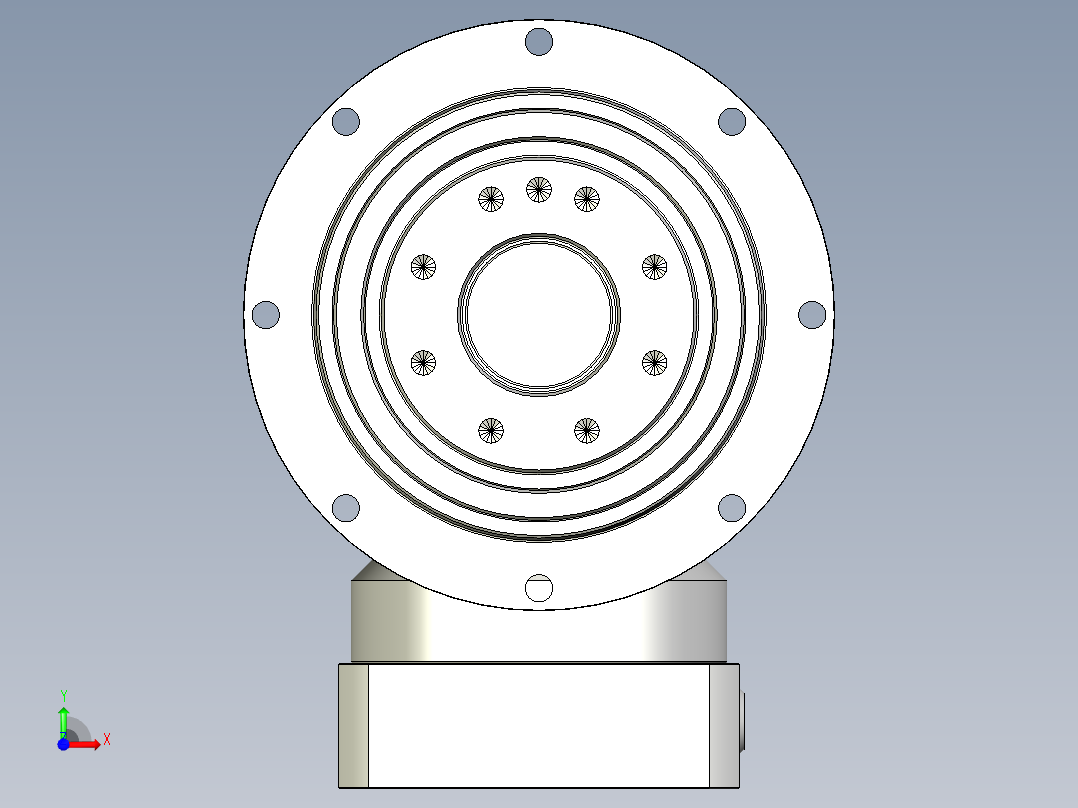 多摩川行星减速机TDR-090-L2-19DC19前视图