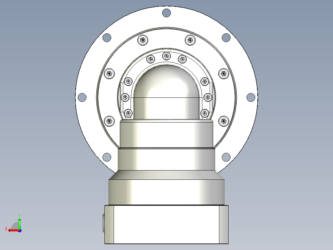多摩川行星减速机TDR-090-L2-19DC19后视图