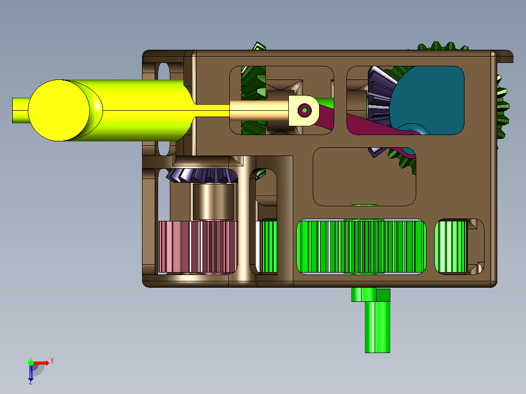 手摇抽水排水泵俯视图