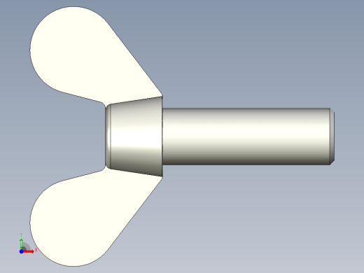 带耳螺钉-DIN_316_Wing_screws_20x2.5x60-52.5-29_90_6.9_46.5_20.stp前视缩略图