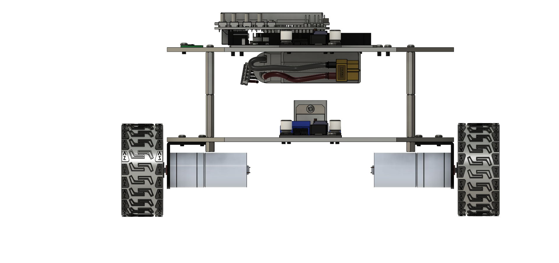 t双足自平衡小车3D图纸 STEP格式