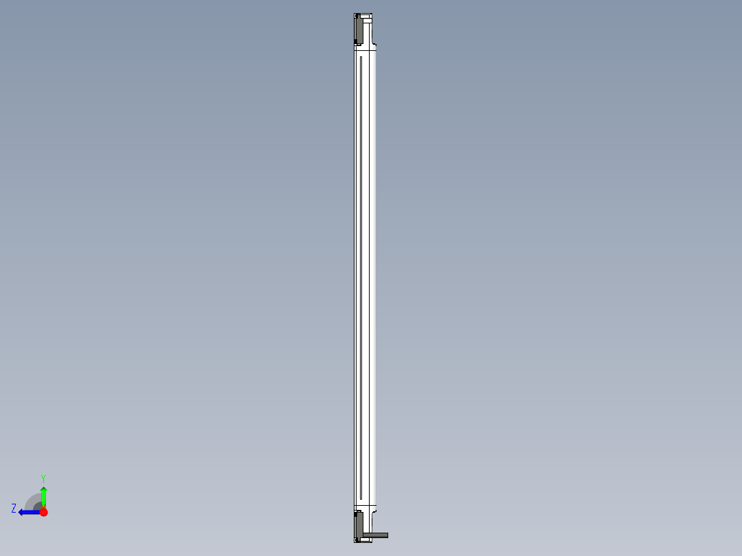 基恩士SL-V32H(S)_T_kc图纸模型右视图