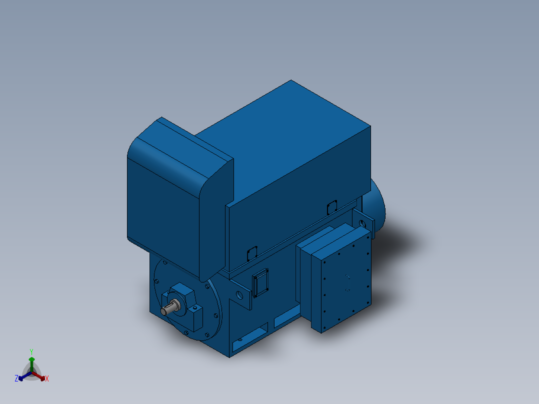 6款 HKA系列10kV高压离心机三相异步电动12正等轴测图