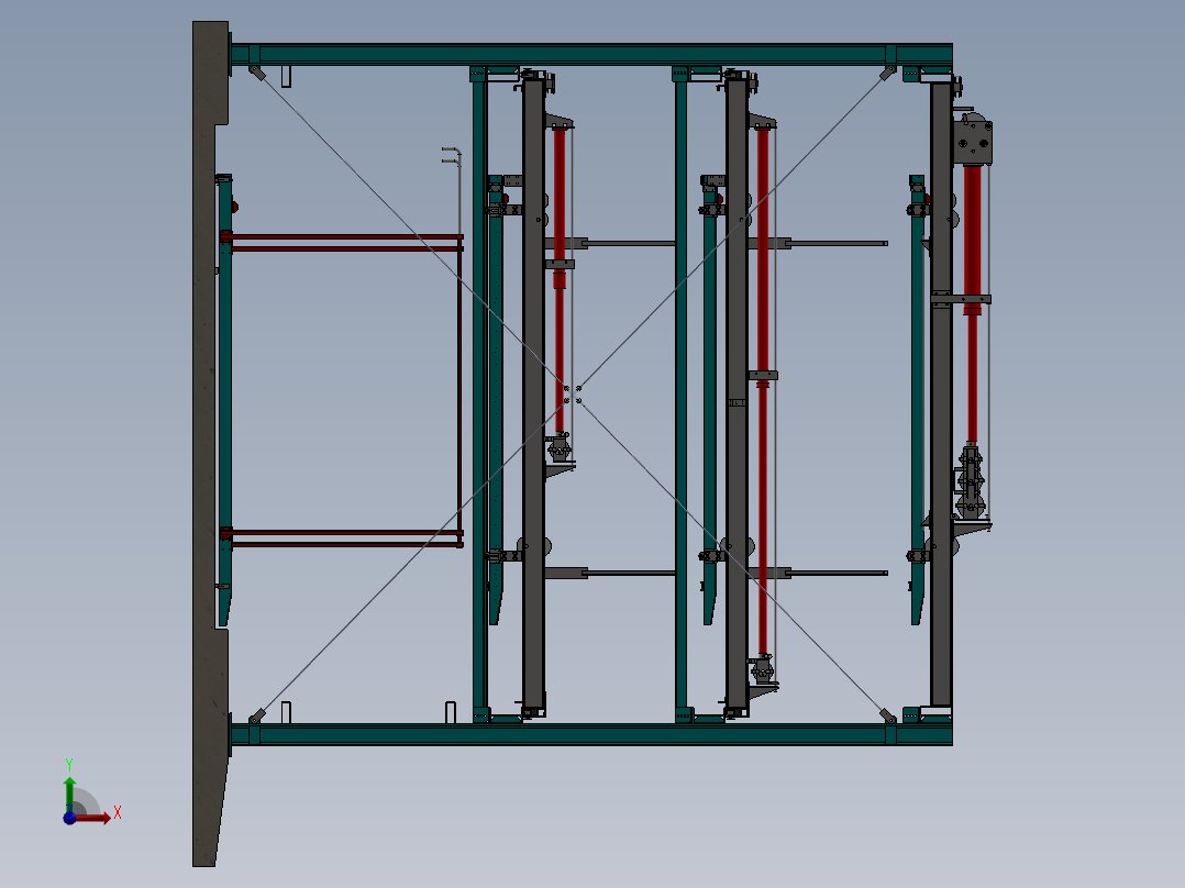 3层停车楼--SW（只有总装配图，仅供参考）前视图