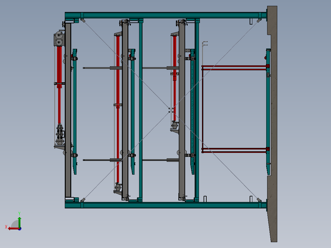 3层停车楼--SW（只有总装配图，仅供参考）后视图