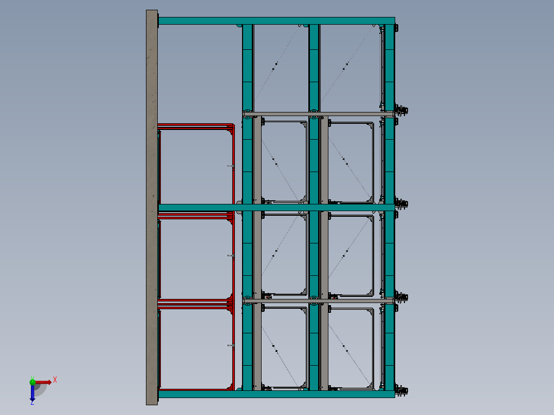 3层停车楼--SW（只有总装配图，仅供参考）俯视图