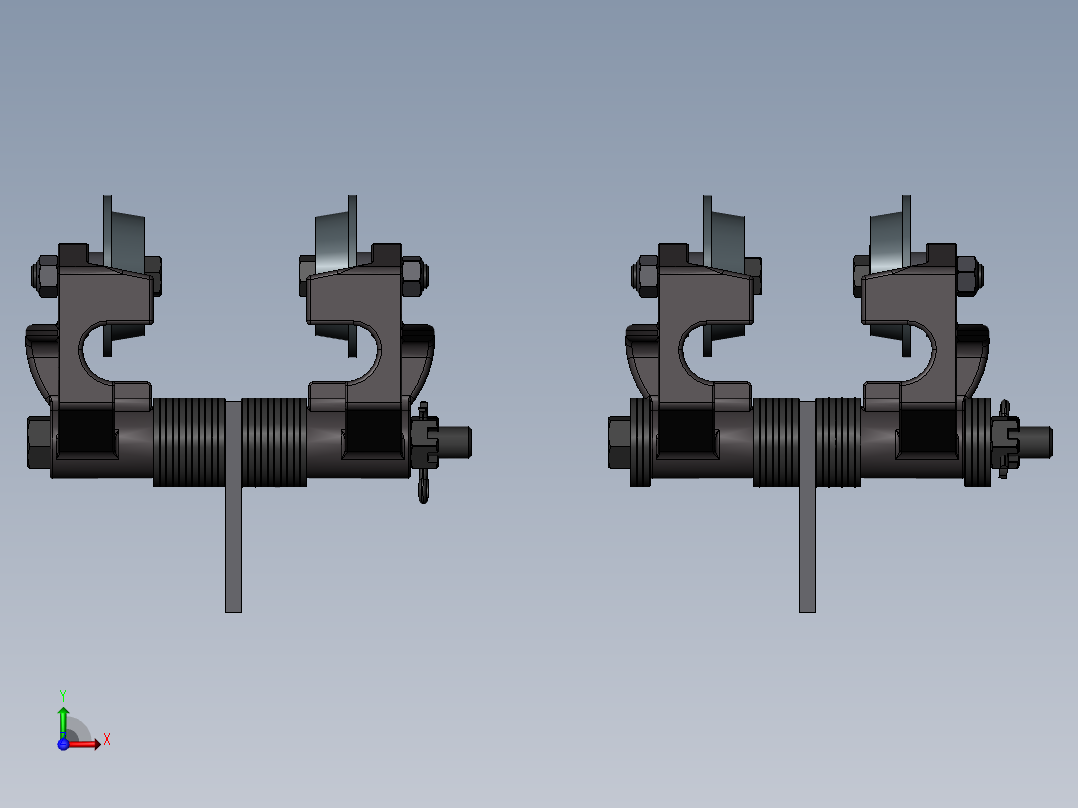 MT型手拉葫芦小跑车 工字钢滑车 2款前视图