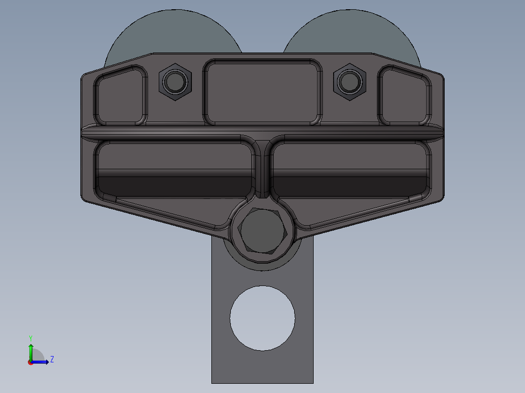 MT型手拉葫芦小跑车 工字钢滑车 2款左视图
