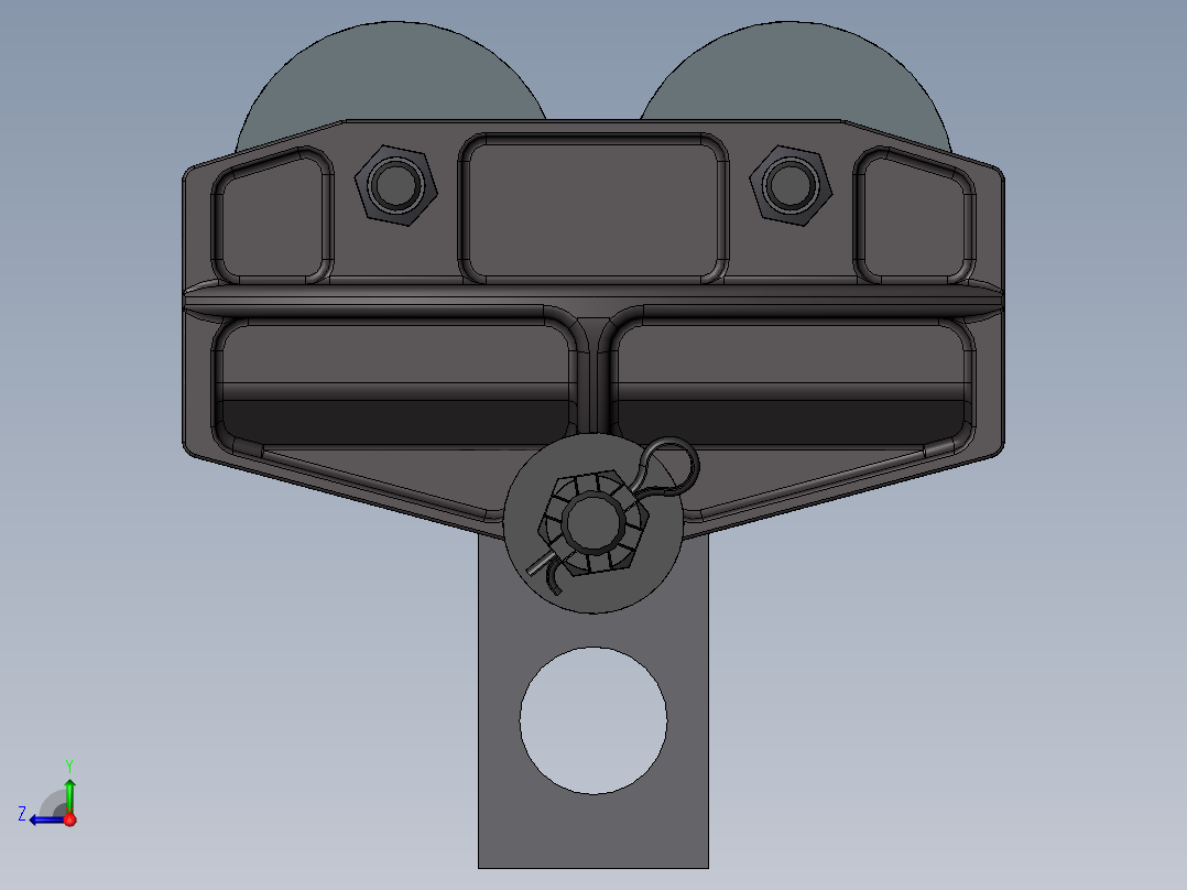 MT型手拉葫芦小跑车 工字钢滑车 2款右视图