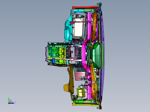 中控内饰仪表台GL8仪表板左视缩略图