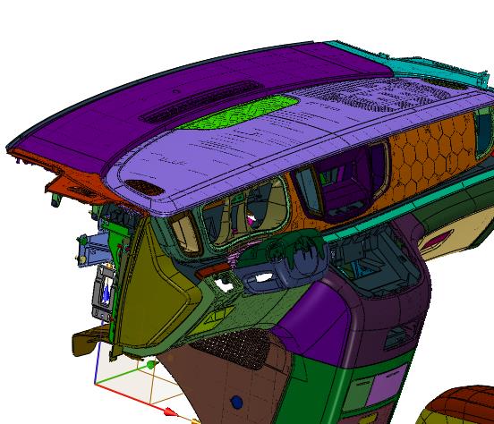 中控内饰仪表台GL8仪表板