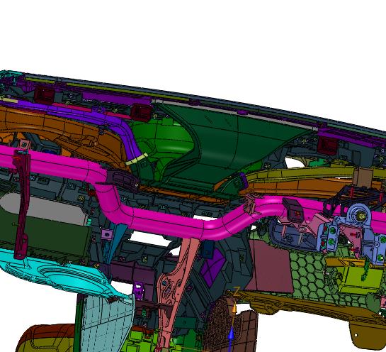 中控内饰仪表台GL8仪表板