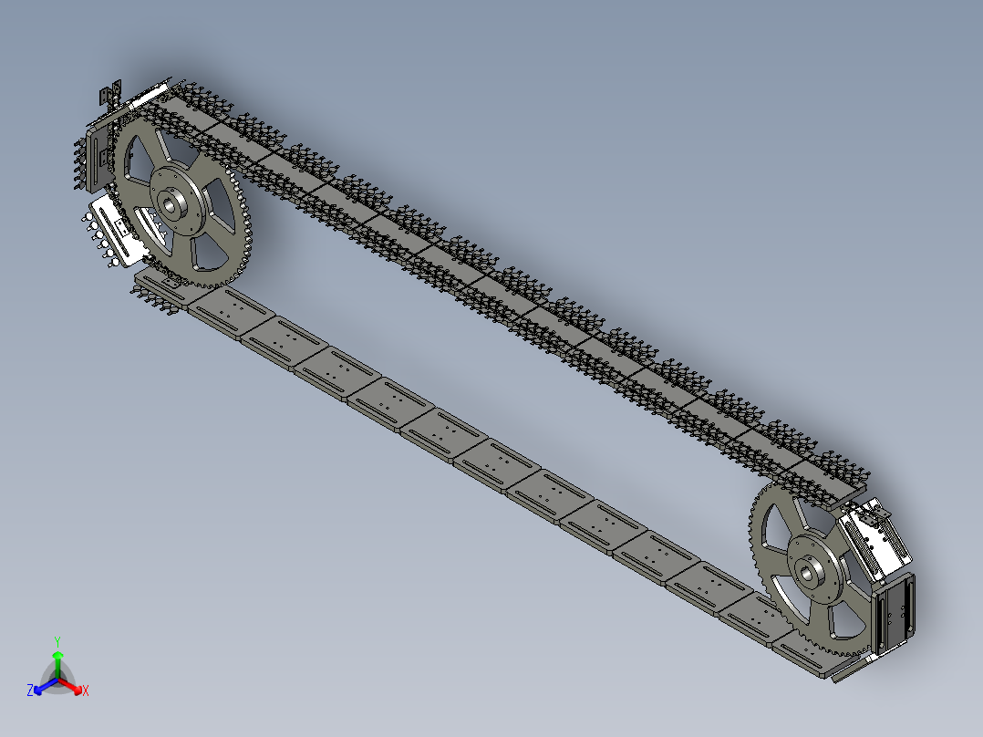 链轮链轮---stp正等轴测图