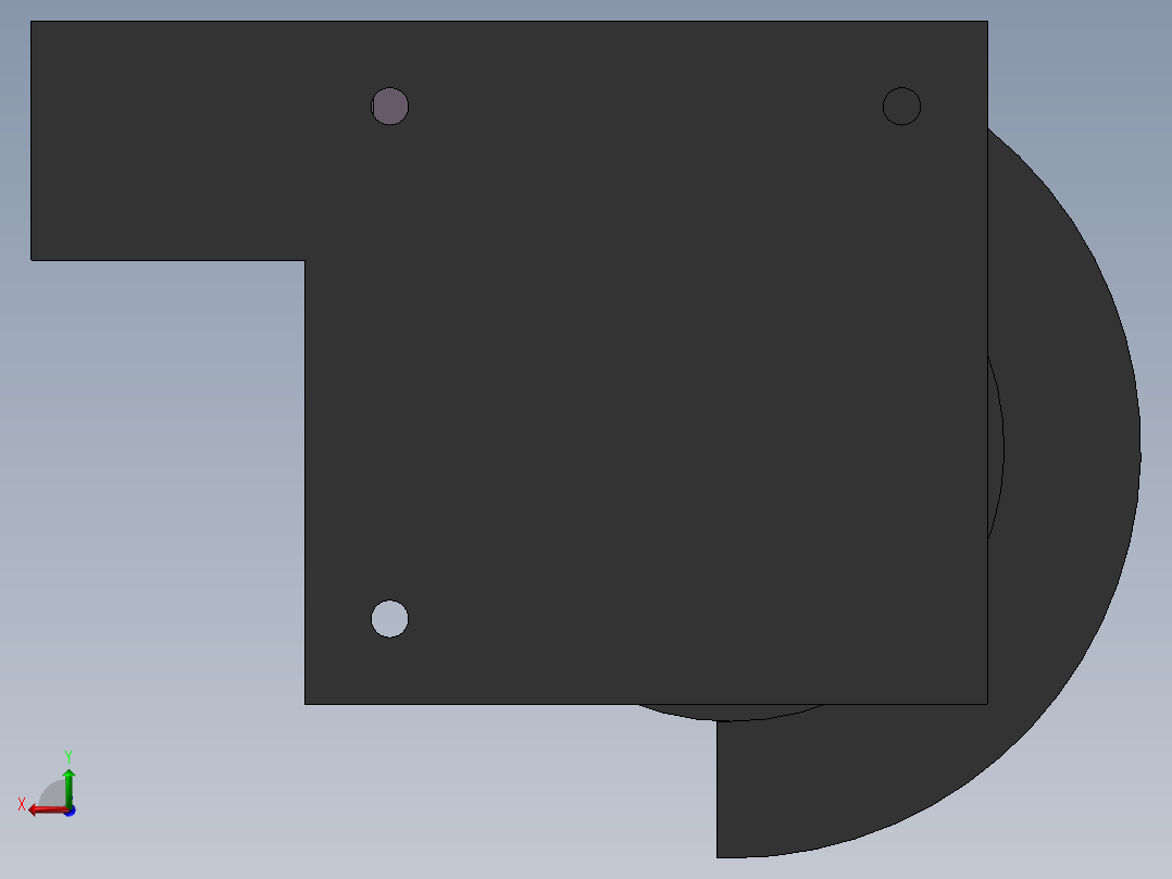 振动盘 3D模型后视图