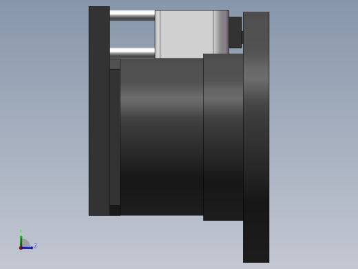 振动盘 3D模型左视缩略图