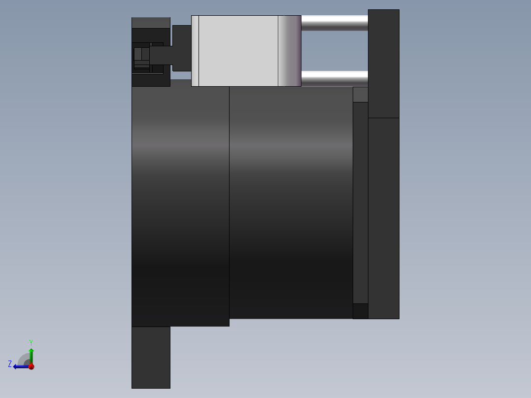 振动盘 3D模型右视图