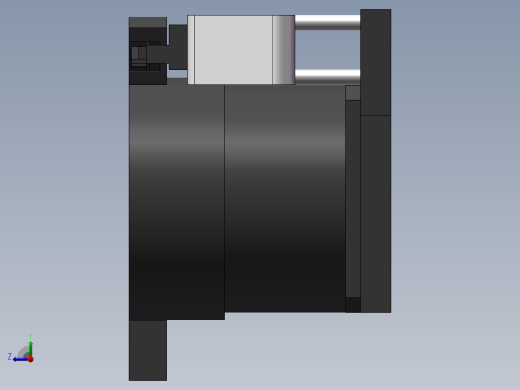 振动盘 3D模型右视缩略图