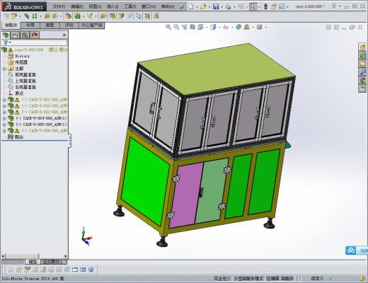 USB贴膜机 3D模型 非标自动化设备3D图纸3D模型缩略图