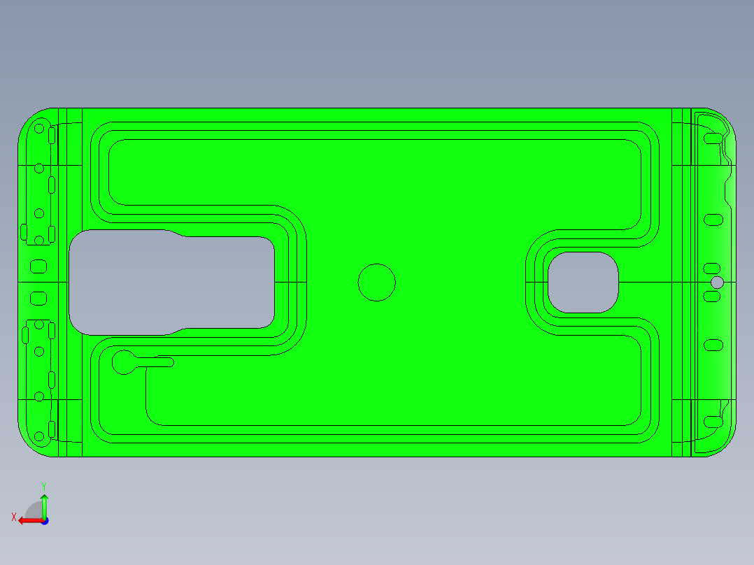 X2-CNC8笔记本CNC工装夹具三维模型GAIBAN-1209后视图