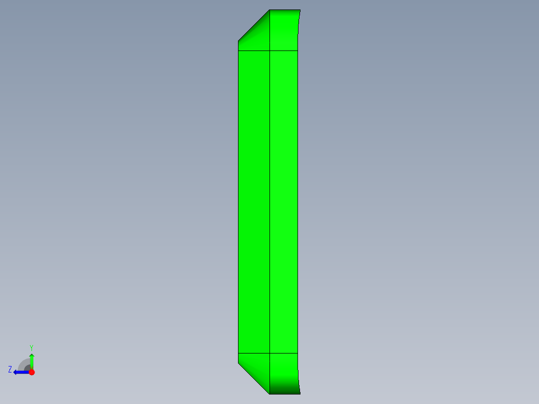 X2-CNC8笔记本CNC工装夹具三维模型GAIBAN-1209右视图