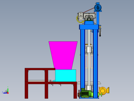 砌块成型机creo3.0.zip右视缩略图