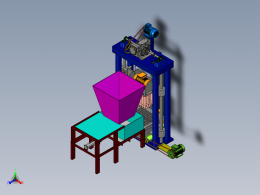 砌块成型机creo3.0.zip正等轴测缩略图