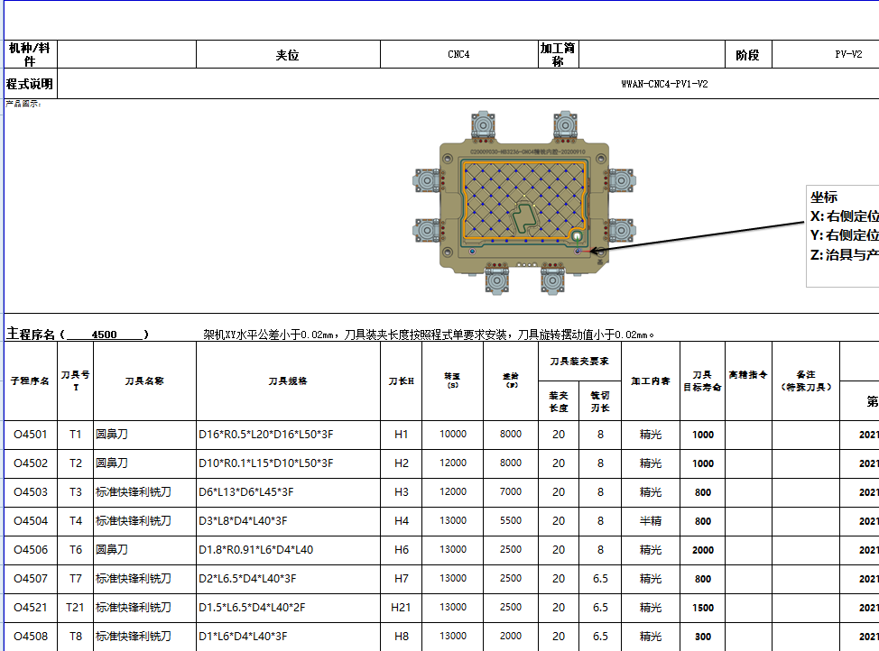 一款安卓平板外壳铣内腔程序模型