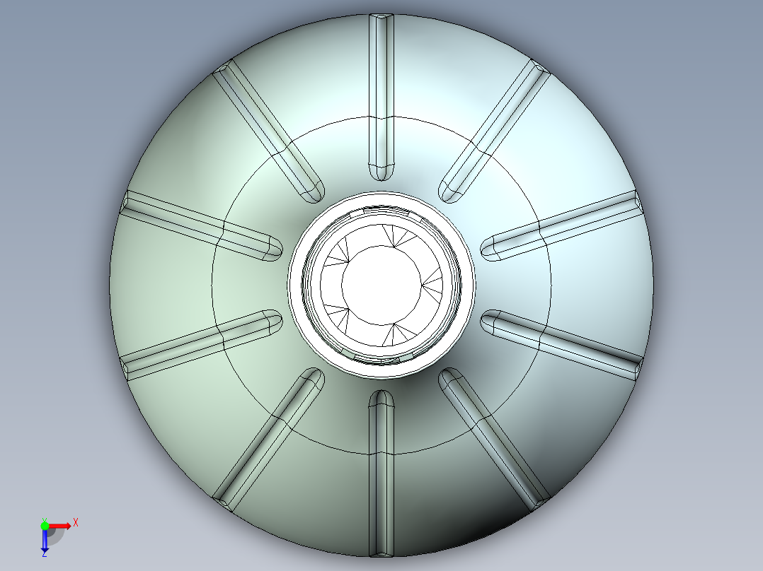 可乐瓶子俯视图