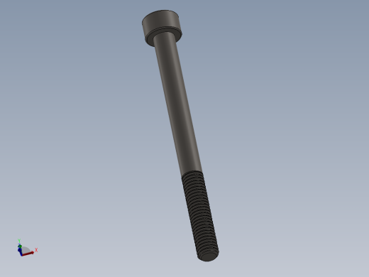 Screw_DIN_912_M5x60_A2.SLDPRT公制内六角螺钉