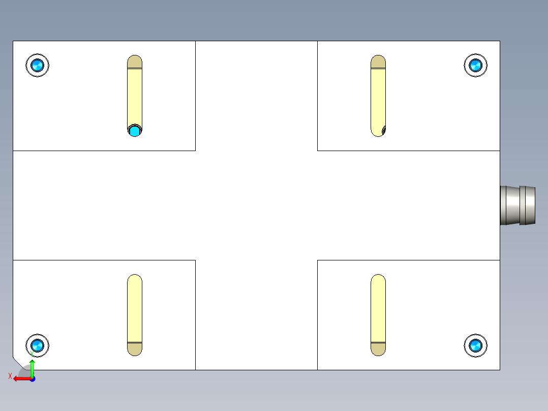 EDB41-C笔记本CNC工装夹具三维模型-CNC2-191113后视图