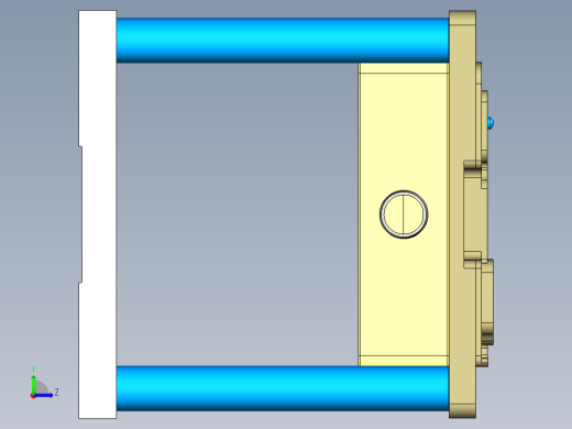 EDB41-C笔记本CNC工装夹具三维模型-CNC2-191113左视缩略图