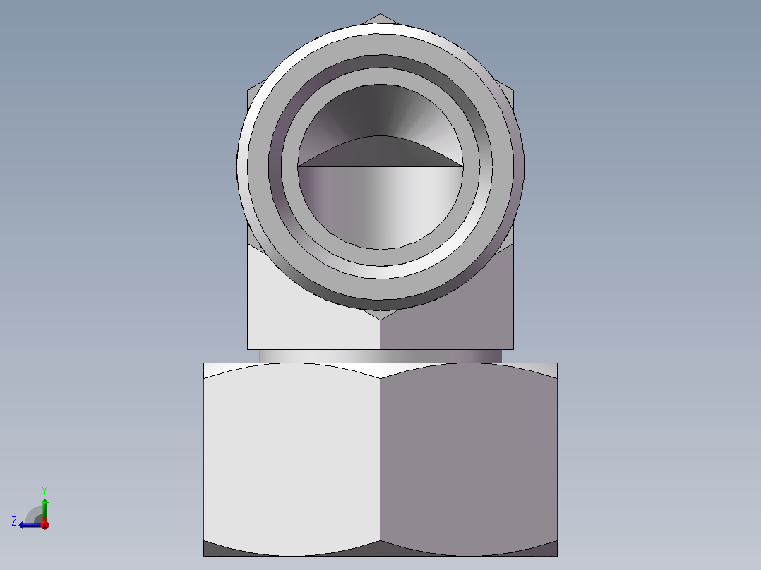 直角组合接头、2C9-26右视图