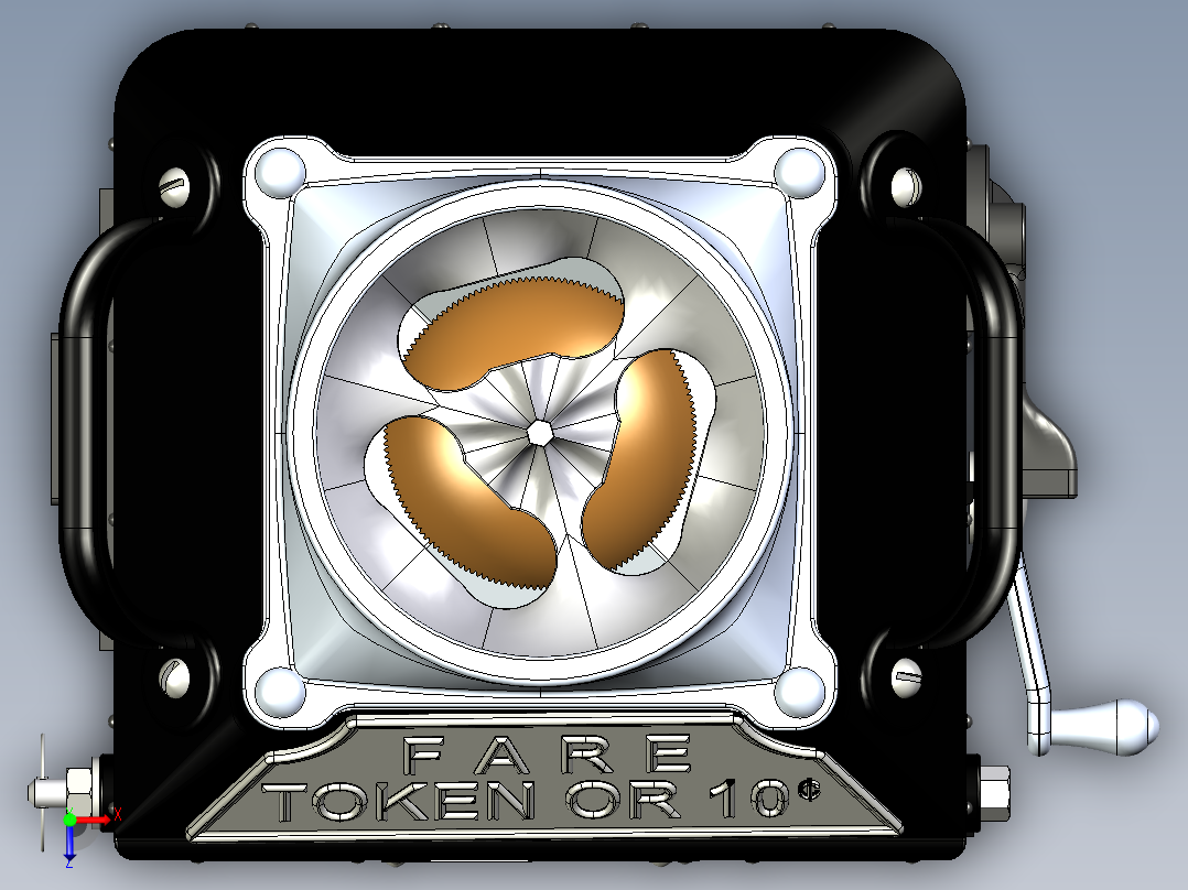 B3003970-票箱，交通工具俯视图