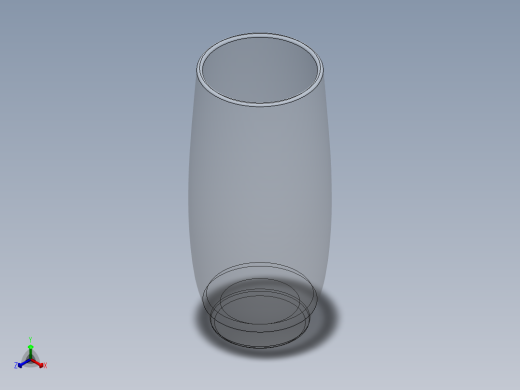 玻璃器子、杯子(11)正等轴测缩略图